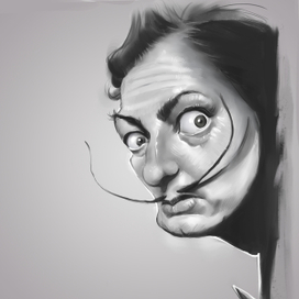 Salvador Dali illustration