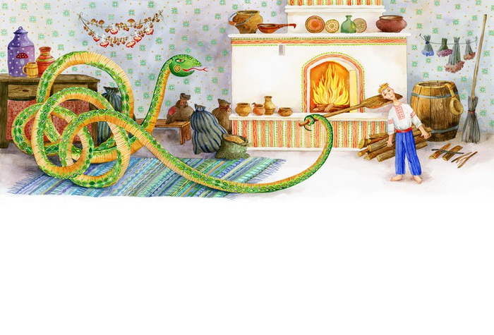 Дома у змеи :)