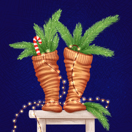 Рождественские носочки