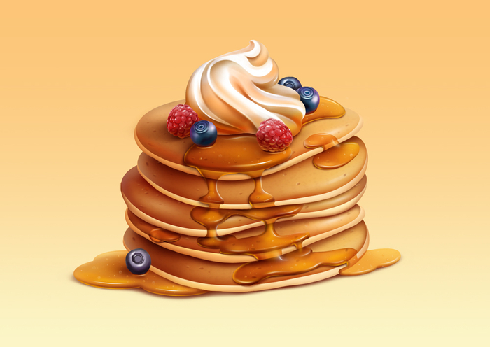 Блинчики с мёдом