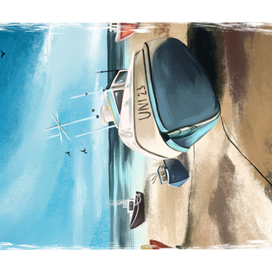 Иллюстрация пейзаж