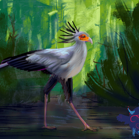 Птица секретарь