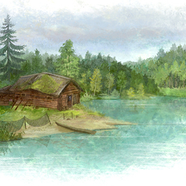 Приемыш. Рыбацкая изба