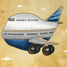 Самолетик Боинг