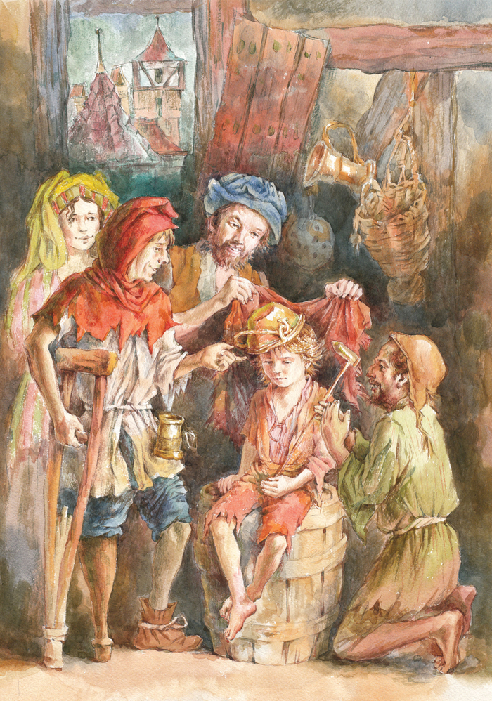 Иллюстрация к повести "Принц и нищий".