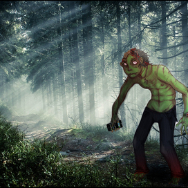 Лесной зомби