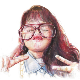 девочка в очках