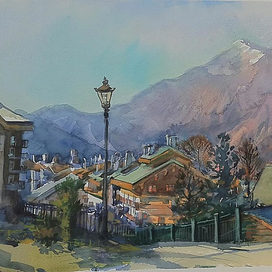 Горная деревня.