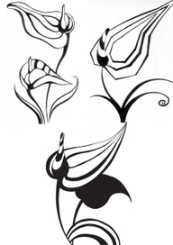 стилизованые цветы