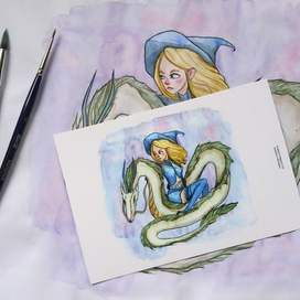 ведьма на драконе