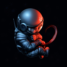 Космонавтика (обложка к муз. альбому)