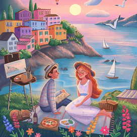 На берегу моря