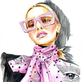 Девушка Vogue