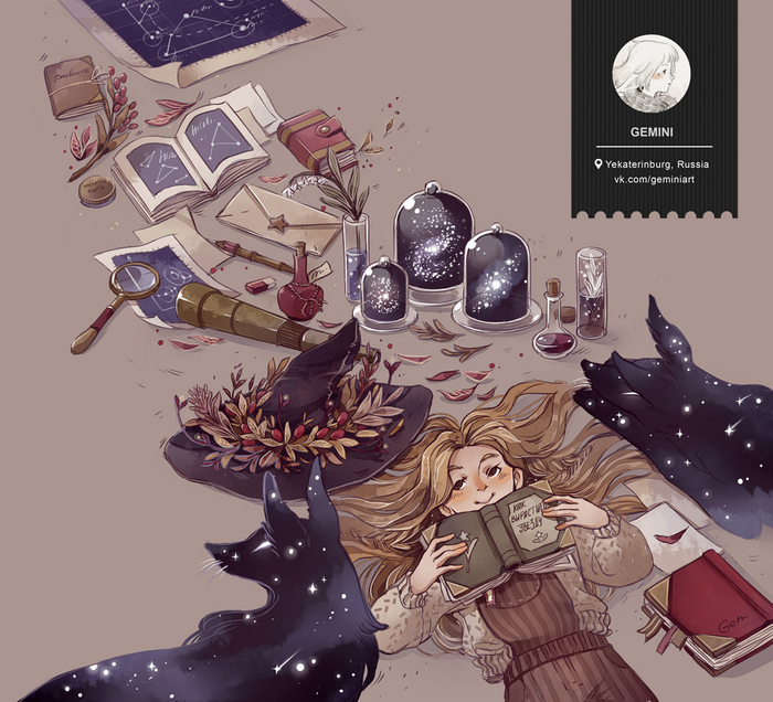 Иллюстрация для проекта Witch Artbook