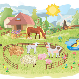 Лето в деревне