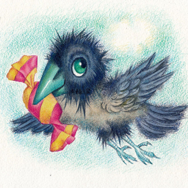 Ворона-сладкоежка