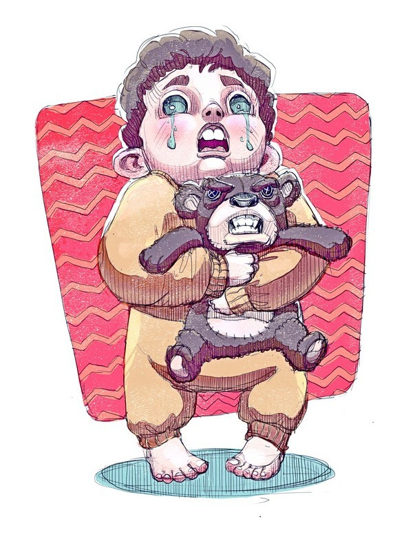 Мишка защитник