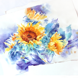 Подсолнухи