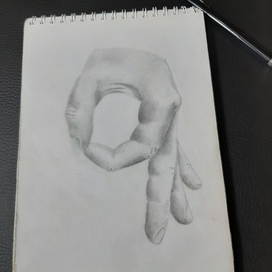 рука, жест очко