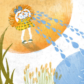 Иллюстрация к стихотворению А.Барто "Наша Таня громко плачет"