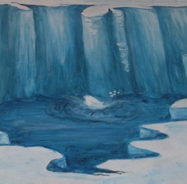 Расщелина в наливном полу