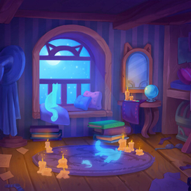 Комната ведьмы-подростка