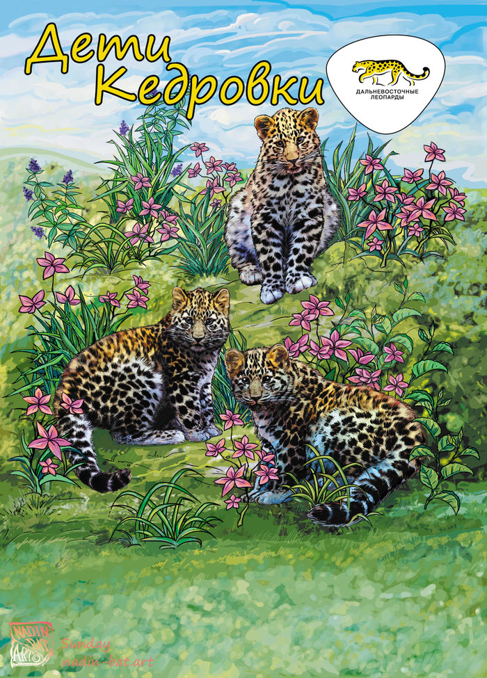 Дети Кедровки. Дальневосточные леопарды. Обложка.