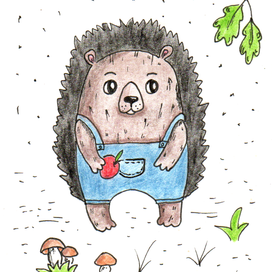 Персонаж ёжик в штанах