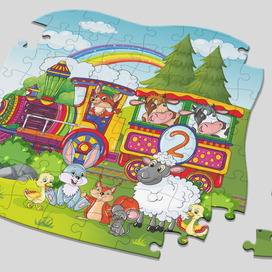 Пазлы для детей.