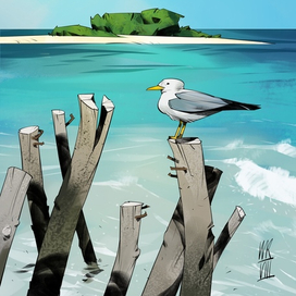 Остров в океане 