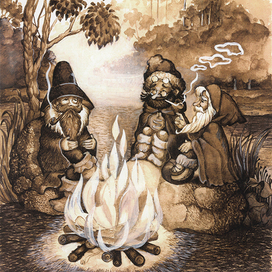 Гномики у костра