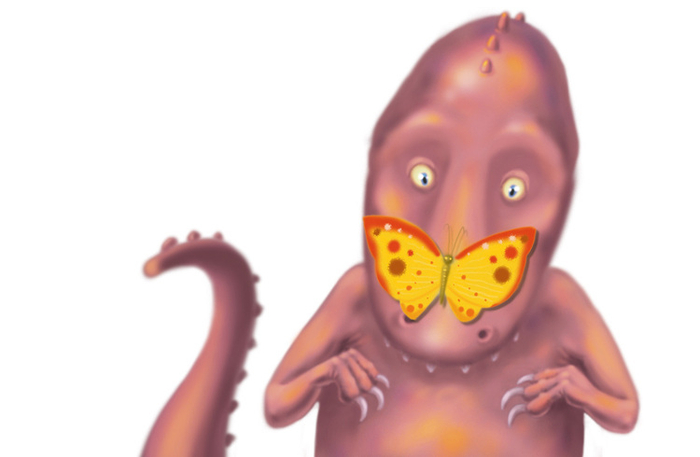 Динозавры. Скетч-иллюстрация 11