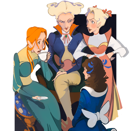 Фанни рассказывает девочкам о их будущем