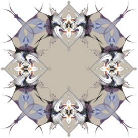 Векторный орнамент в стиле модерн, винтаж