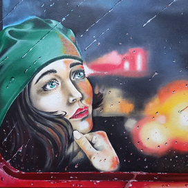 Девушка в трамвае