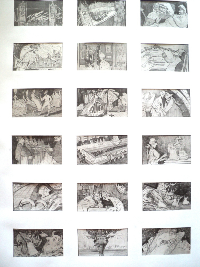 Раскадровка к произведению Лескова "Левша"