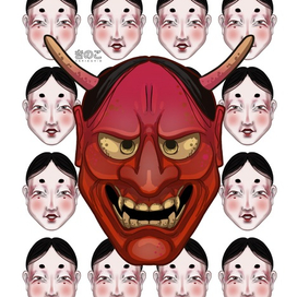 Маска Ханя и Женщины