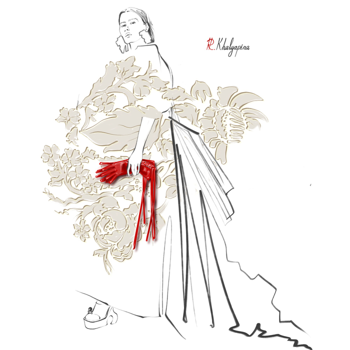 Редакционная fashion-иллюстрация для digital-журнала