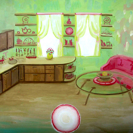 кухня в востчной теме