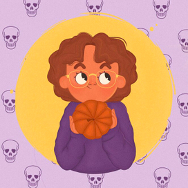 Иллюстрация на хэллоуин 