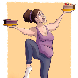 Счастливая любительница тортиков🍰