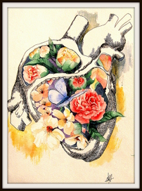 Графическая зарисовка "Сердце"