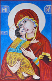 Рисунок на христианскую тематику