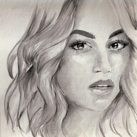 Портрет. Акварель