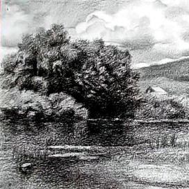 Чёрно-белый пленэр