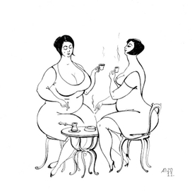 "Кофе и сигареты".