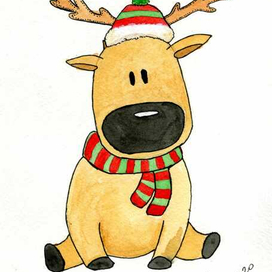 Новогодний оленёнок