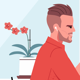 Флэт илллюстрация