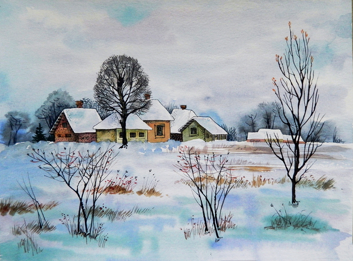 Морозный день