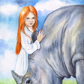 Девочка и носорог